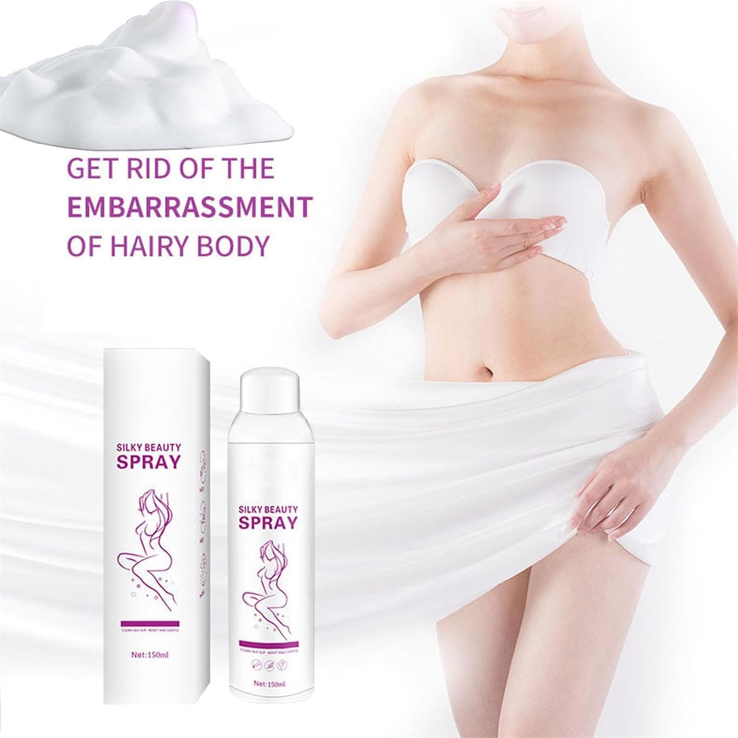 Silky Beauty Spray Hair Removing Spray